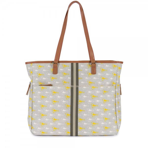 Τσάντα αλλαγής  henrietta tote  garden birds   Pink Lining