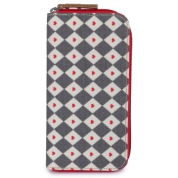 Πορτοφόλι diamond heart Pink Lining