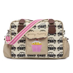 Τσάντα αλλαγής  yummy mummy black cabs Pink Lining