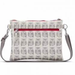 Τσαντάκι Αλλαγής Mum On The Run Wise Owl Pink Lining