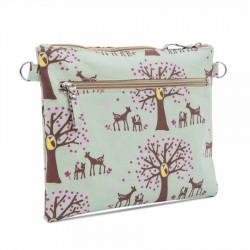 Τσαντάκι Αλλαγής Mum On The Run Woodland Pink Lining