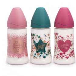 Πλαστικο Μπιμπερο 360Ml H.C Με Θηλη Σιλικονης Suavinex