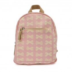 Παιδικό σακίδιο mini rucksack cream bows on pink Pink Lining