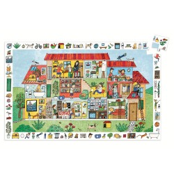 Djeco Πάζλ ανακάλυψης 'Το σπίτι'