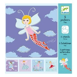 Djeco Στένσιλ 'Νεραϊδούλες'