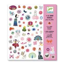 Djeco 1000 στίκερ για κοριτσια