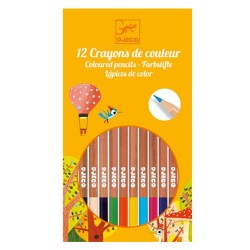 Djeco ξυλομπογιές 12 χρώματα