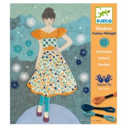 Djeco σετ ραπτικής σε τελάρο βραδινά φορέματα