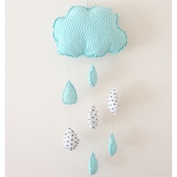 Χειροποίητο Μόμπιλο Συννεφάκι 