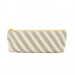 Organic cotton pencil case stripes