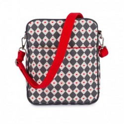 Τσαντάκι αλλαγής out and about mini messenger diamond heart Pink Lining