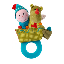 Υφασμάτινη κουδουνίστρα με κρίκο οδοντοφυίας  Γουόλτερ  Lilliputiens